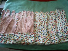 GARDENING GLOVES, LADIES WITH A FLORAL PATTERN AND GRIPPY PALMS 3 PAIRS