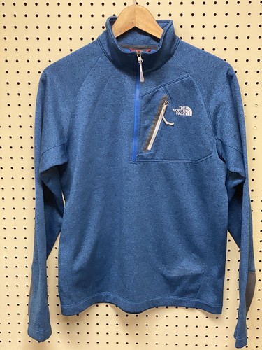 Quarter Zip Fleece Jacket Blue 