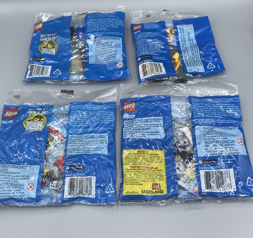 Set Of 4 Polybags Lego City #30151, #30152, #3022, #30220 New Sealed - Picture 2 of 8