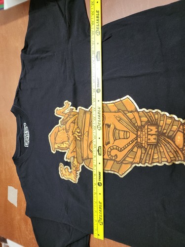 Billionaire Mafia Men’s XL S/S Black/Gold Mummy Graphic T-shirt USA EUC. SB13 - Picture 7 of 8
