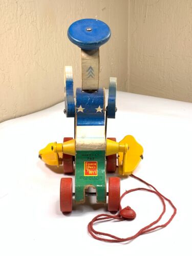 Juguete de colección 1955 Disney Talking Donald Duck Fisher-Price #765 - Imagen 5 de 13
