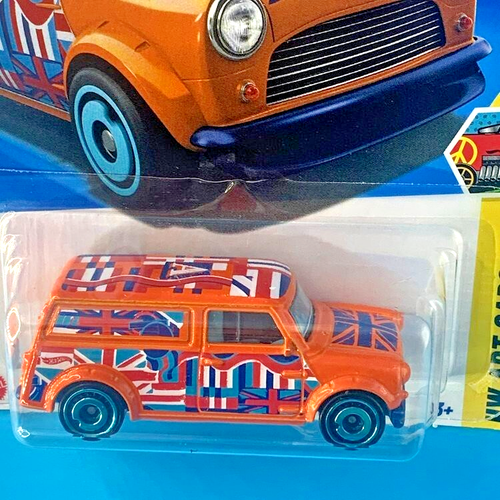 HOT WHEELS 2025 '67 AUSTIN MINI VAN ORANGE 169/250 JBB00 HW ART CARS JUN IMAI - Bild 2 von 2