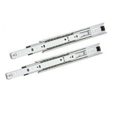 COPPIA DI GUIDE CASSETTO ESTRAZIONE TOTALE CUSCINETTI AMMORTIZZATE VARIE MISURE