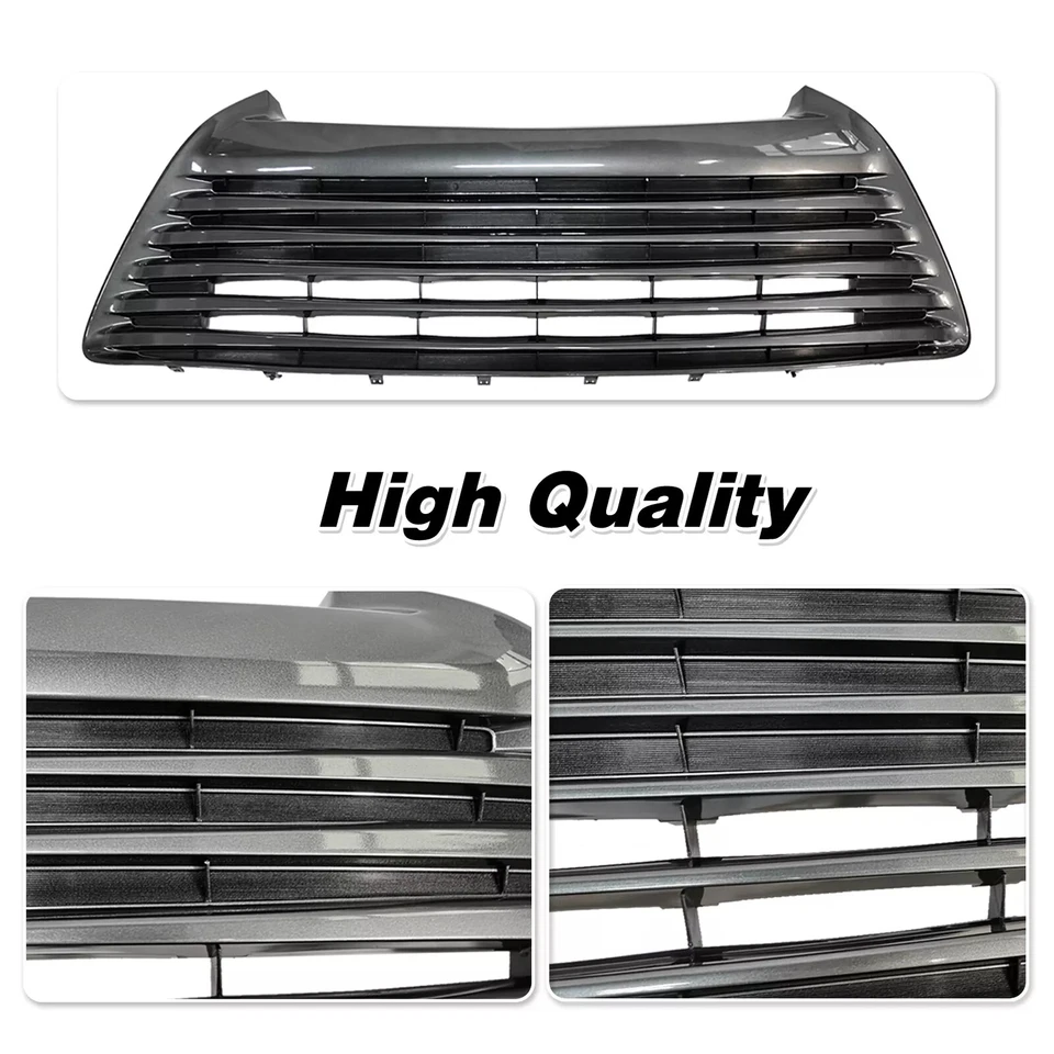 Parachoques delantero parrilla inferior gris nacarado para Toyota Camry LE XLE 2015-2017 Foto 2 de 4