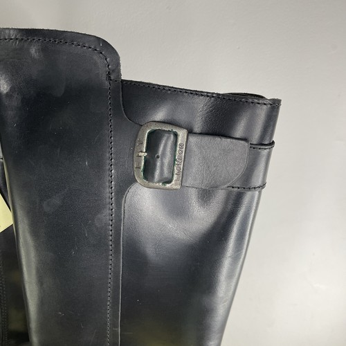 Fly London MIMA RUG Women’s EUR 40 UK 7 Leather Boots Black Zip New Knee High - Picture 4 of 24