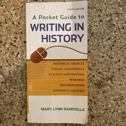 A Pocket Guide To Writing In History Rampolla Mary Lynn EBay A Pocket Guide To Writing In History Rampolla Mary Lynn EBay