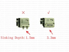 Original DC IN power jack Plug charging port Socket For ASUS 2-IN-1 Q405UA  