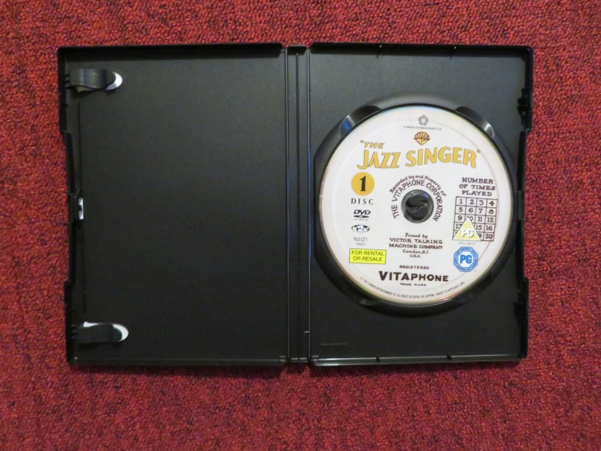 THE JAZZ SINGER (DVD) AL JOLSON MAY MCAVOY 1927 REGION 2 | eBay UK