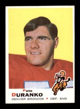 1969 Topps #182 Pete Duranko - Crease Free