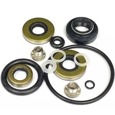 For Johnson Evinrude 9.9 15 Hp Lower Gearcase Seal Kit W/Drain Screws 396350