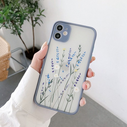 Coque Etui For iPhone 16 15 14 Pro Max 13 12 11 XS XR 8 Silicone Fleur Antichoc - Photo 10 sur 14