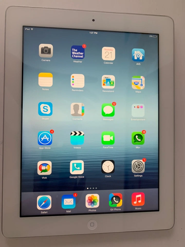 Доставка сейчас Apple iPad Immaculate экран A1416, WiFi серебро - 16 GB - Изображение 4 из 4