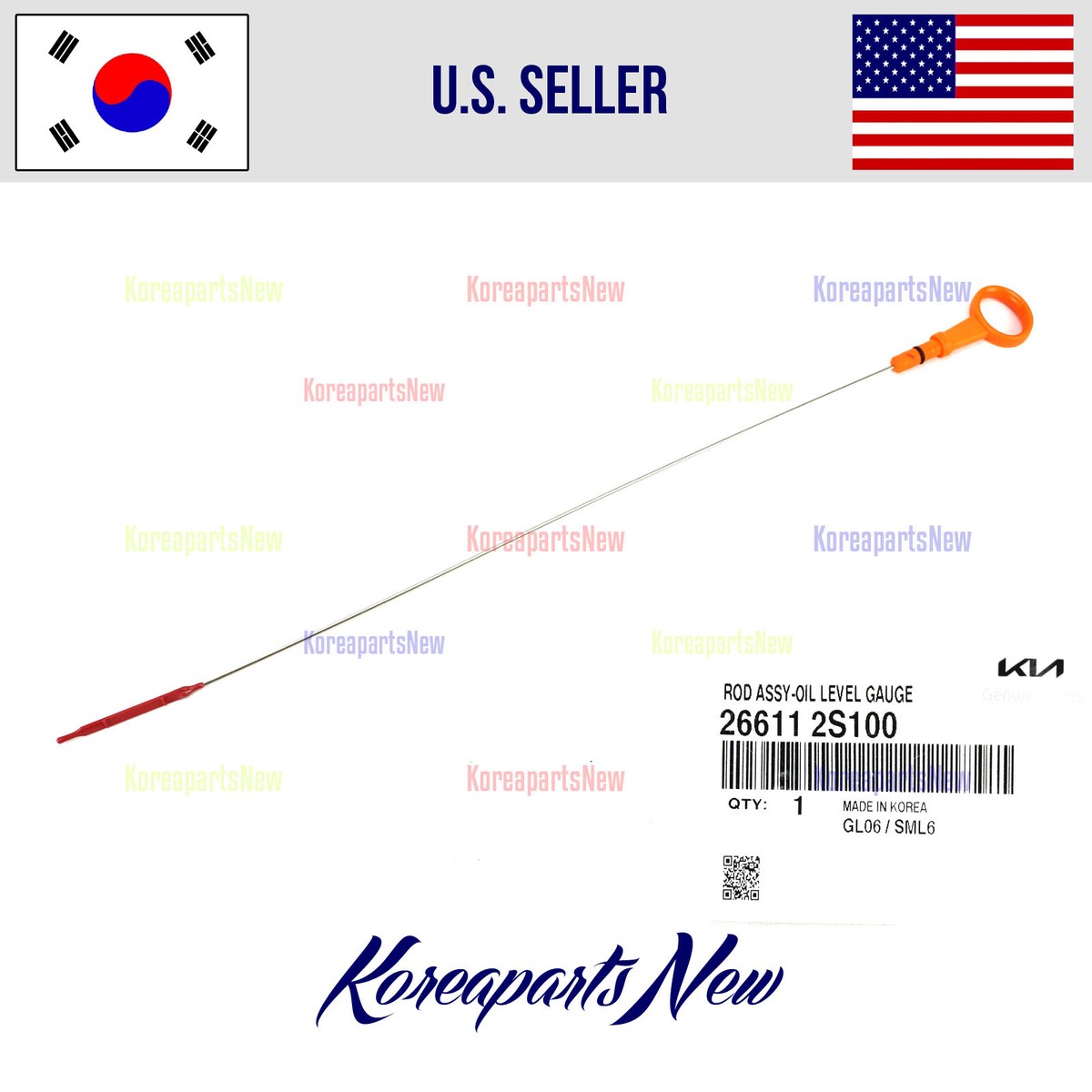 2.5L Engine Oil Dipstick 266112S100 ⭐OEM⭐ Sorento Sonata