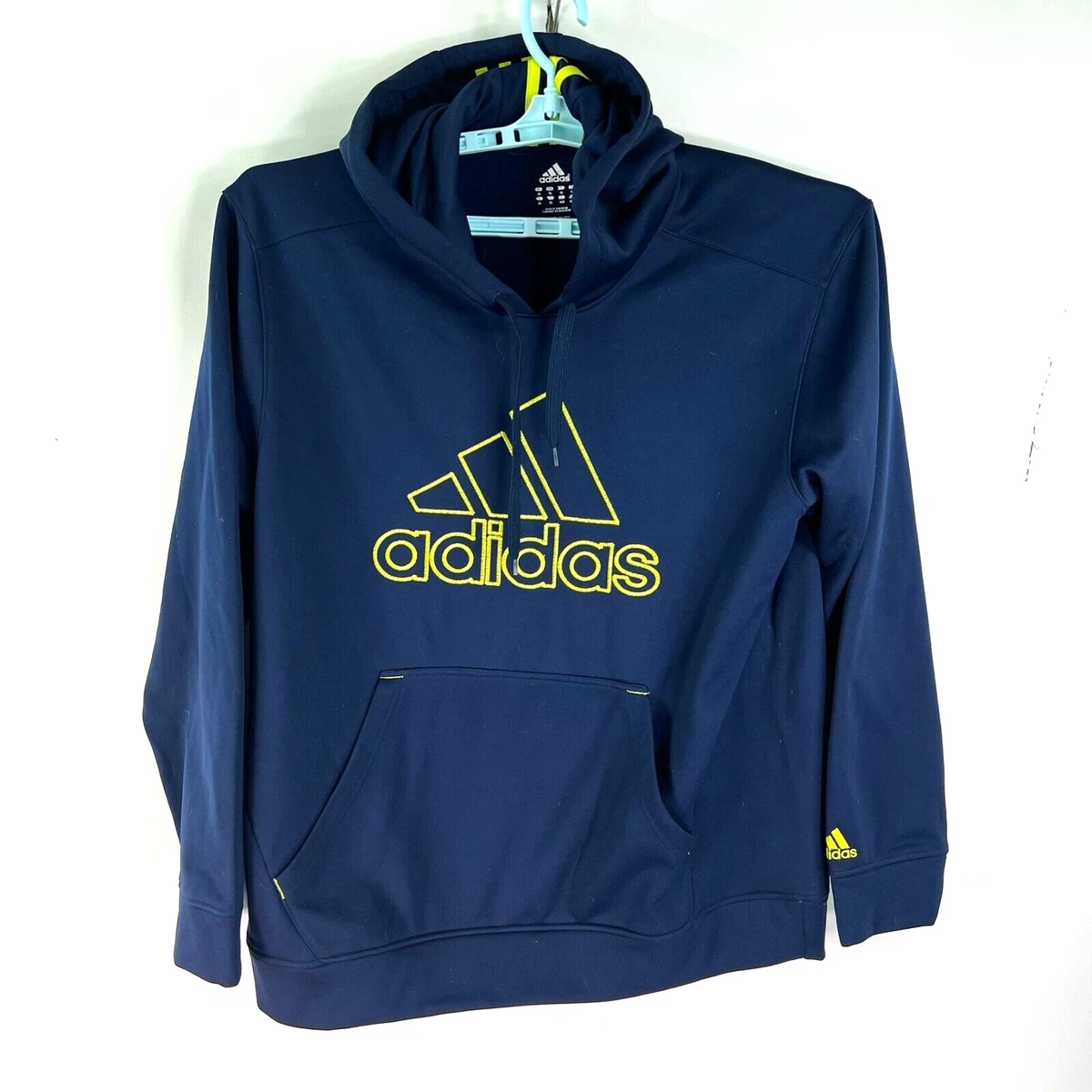 Adidas climawarm sales hoodie blue