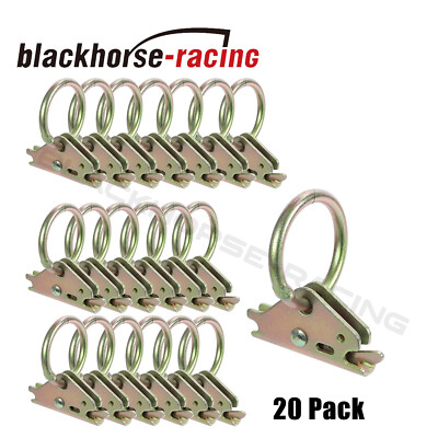 #ad Heavy Duty Steel E Track O Ring Tie Down Anchors for E Track TieDown System 20PC $34.88
