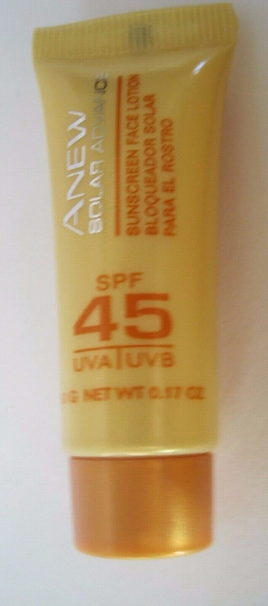 Avon Anew Purse Size Solar Advance SPF 45 5.0 Grams Sunscreen Face Lotion