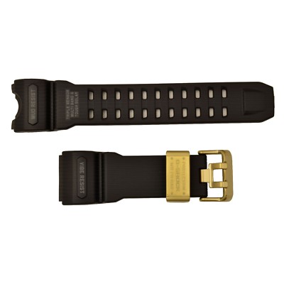 CASIO  Mudmaster Mud Resist  Watch Band Strap GWG-1000GB-1A Black Rubber