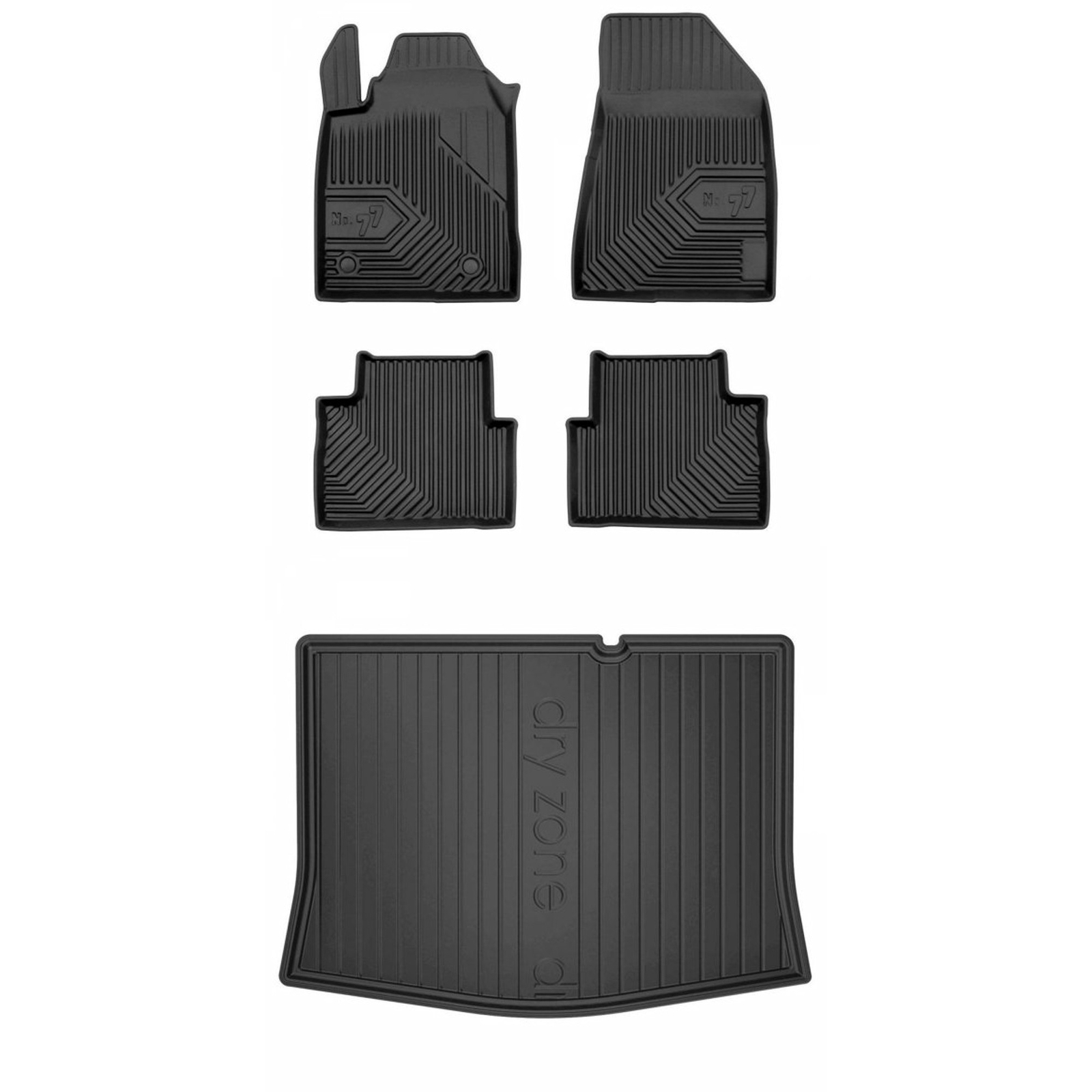 Tapis de sol Alfa Romeo Giulietta premium en élastomère thermoformé