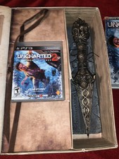 PS3 Uncharted 2 Among Thieves Fortune Hunter RARE PHURBA DAGGER RELIPCA Signed
