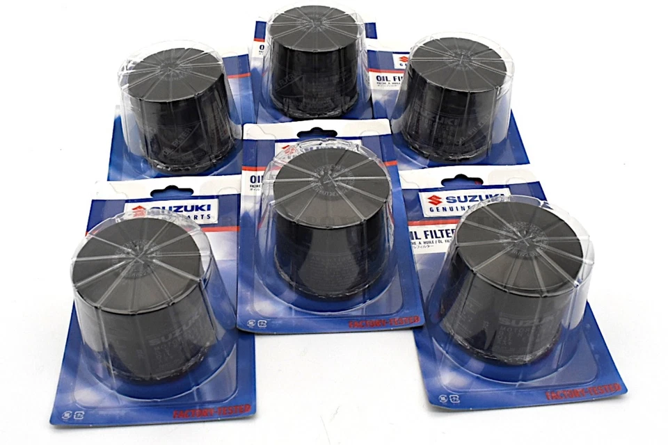 x6 Oil Filter 16510-07J00 Standard Spin On and Seal Cartridge OEM Suzuki #M223 - Image 2 of 4