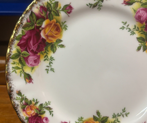 Plato de queso con tapa redonda Royal Albert Old Country Roses de colección raro SU944 - Imagen 13 de 24