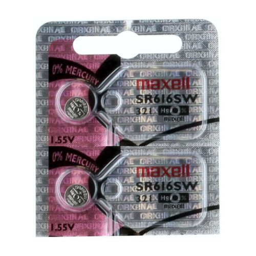 Batteria Ricambio Orologio Maxell SR616SW - Batteria A Bottone Per Orologi, 1.55V, Compatta E Affidabile Batteria Per Orologi Compatta - Foto 5