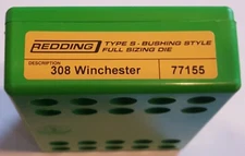 77155 REDDING TYPE-S FULL LENGTH BUSHING SIZING DIE - 308 WINCHESTER - BRAND NEW