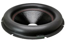 15" Mega Roll Subwoofer Speaker Cone Red Stitch Foam Surround CN1546RS