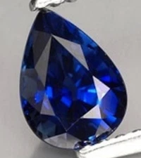 MAN MADE TANZANITE 9 x 6 MM PEAR CUT BEAUTIFUL BLUE COLOR
