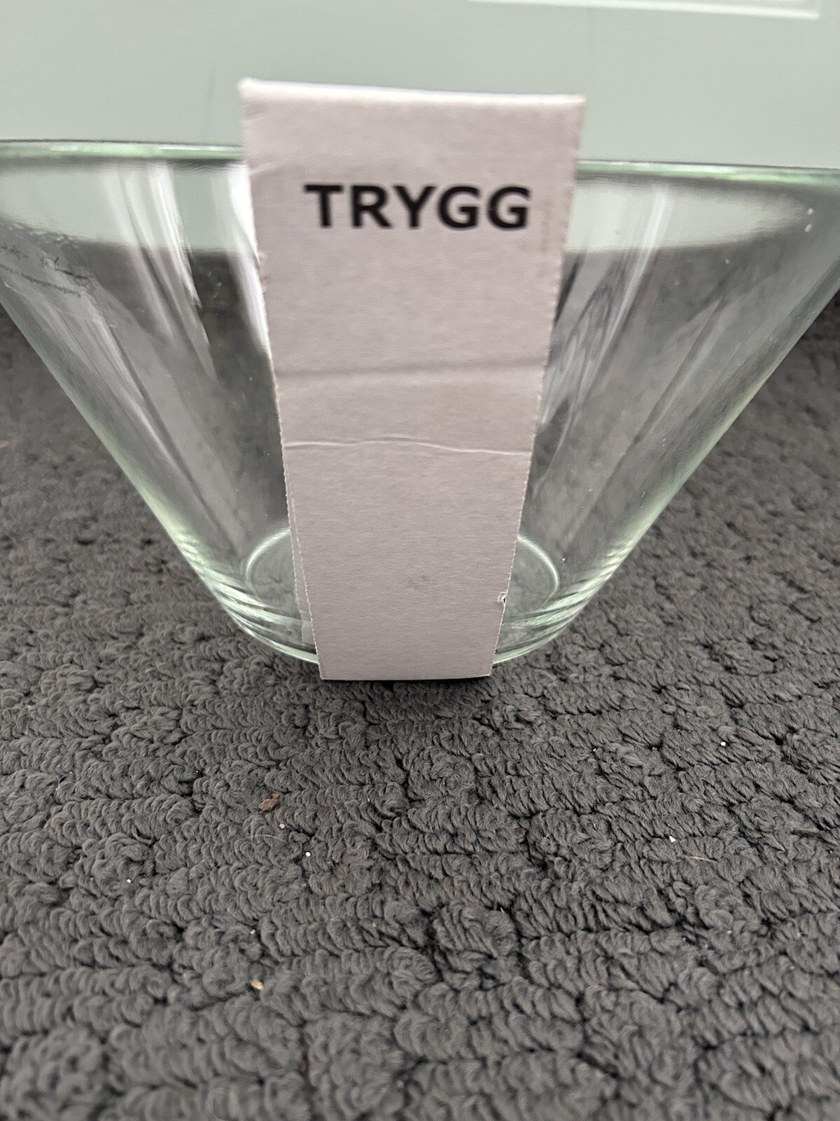 IKEA Trygg Glass Serving Bowl Large Pasta Salad Potluck 11 inch Retired Bowl eBay
