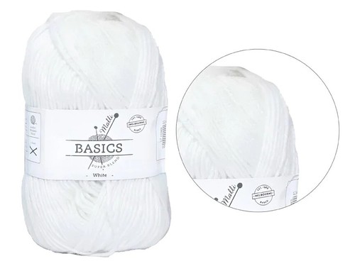 100g Malli Knitting Yarn 8 ply Acrylic Crochet Craft Soft Fine Thread Ball - Picture 3 of 101