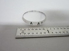 OPTICAL COATED FLAT FILTER LENS AS IS LASER OPTICS BIN H2-19