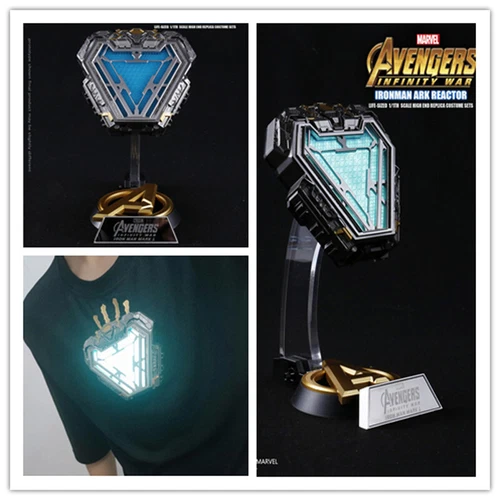 Iron Man MK50 Arc Reactor Tony Stark 1:1 Wearable Heart Chest Light Figure Gifts - Bild 2 von 24