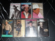 George Strait 7 Cassette Lot Beyond the Blue Neon BLUE CLEAR SKY Pure Country
