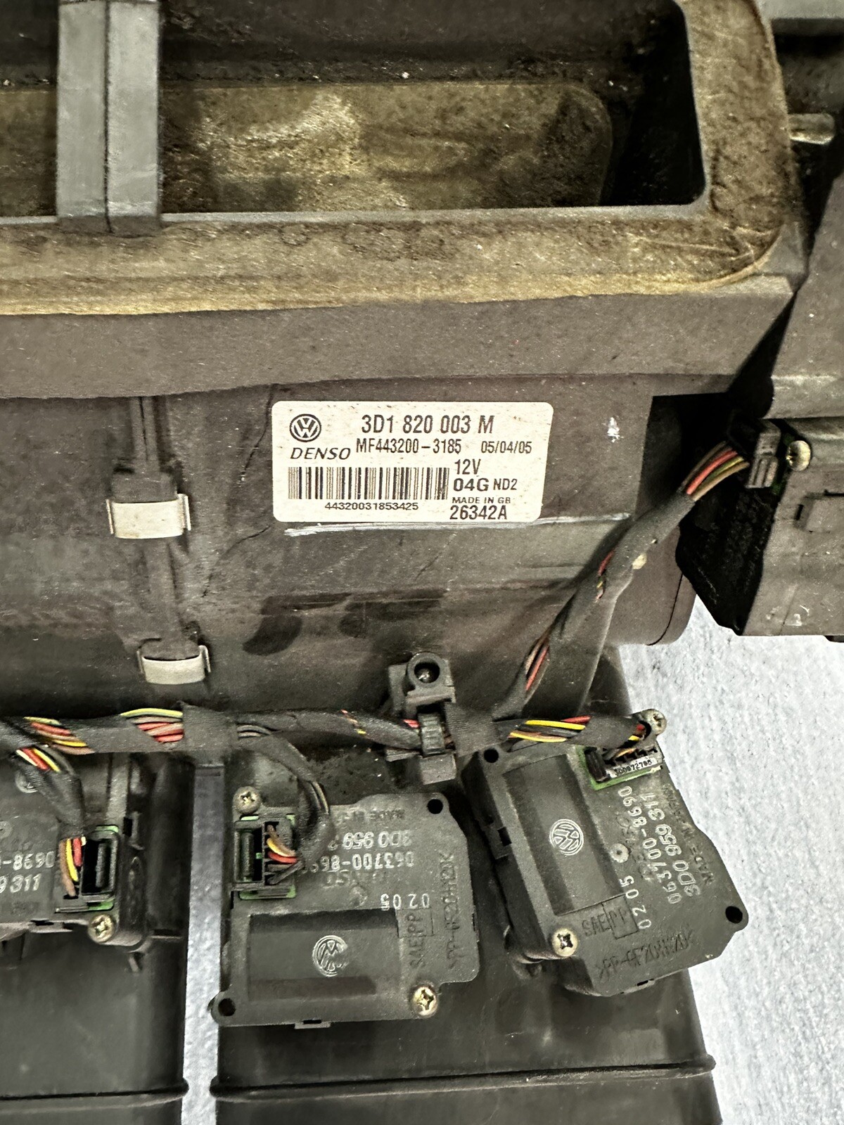 03-12 Bentley Continental GT GTC  A/C Air Heater Blower OEM