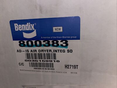 Bendix 800383 AD-IS Air Dryer, 12 Volts DC