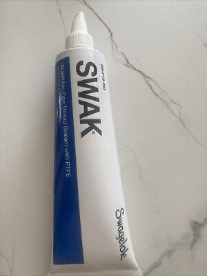 Lot of 9 SWAK Anaerobic Pipe Thread Sealant MS-PTS-250. 250 CC Tube (8.45 fl oz)