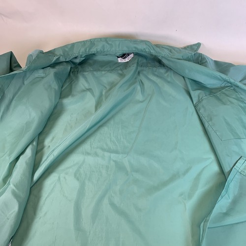 Vintage Obermeyer 70s Mens Med M Wind Shirt Nylon Pullover Green Lightweight - Picture 9 of 10