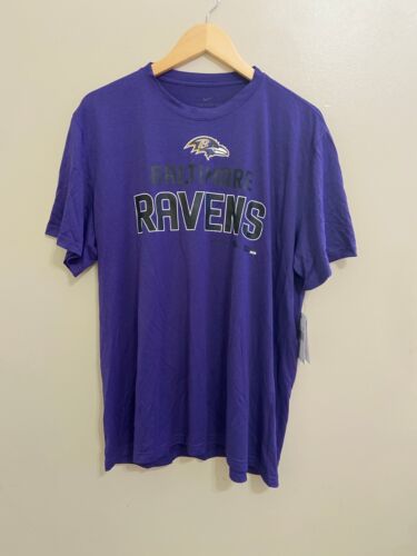 T-shirt de football homme Nike NFL Baltimore Ravens Player Team Issue On Field 2XL NEUF - Photo 1/5