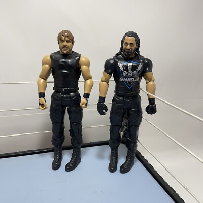 2017 Mattel Shield Action Figures Tag Team Ambrose (Mox) And Rollins 