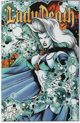 LADY DEATH: THE ODYSSEY #4   STEVEN HUGHES COVER ART   BEYOND HELL'S CRADLE