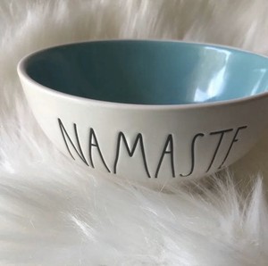 Rae-Dunn-NAMASTE-Ceramic-Bowls-Artisan-Collection-by-Magenta-NWOT