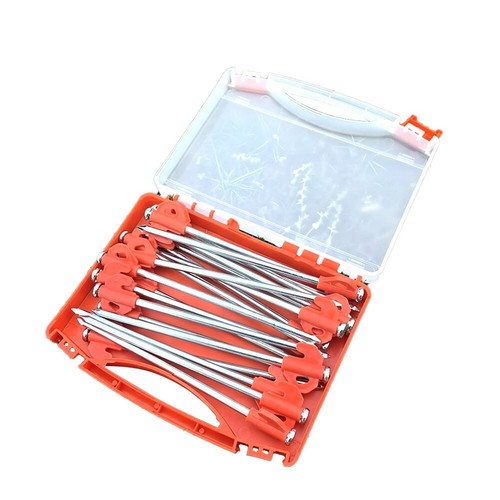 Ensure Stability with 20pcs Heavy Duty Metal Camping Pegs for Tent Awning - Picture 3 of 22