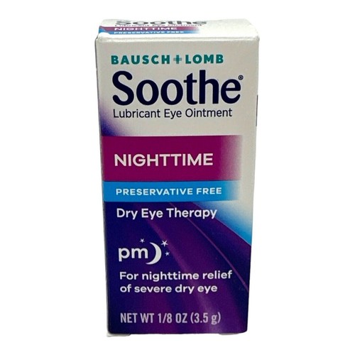 Bausch+Lomb Soothe PM Nighttime OINTMENT .125oz Eye Lubricant