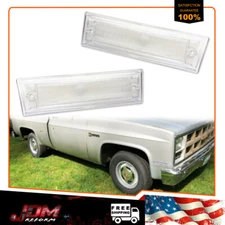 Clear Lens Side Marker Parking Lights For Chevy Blazer GMC Jimmy C/K R/V Pickup