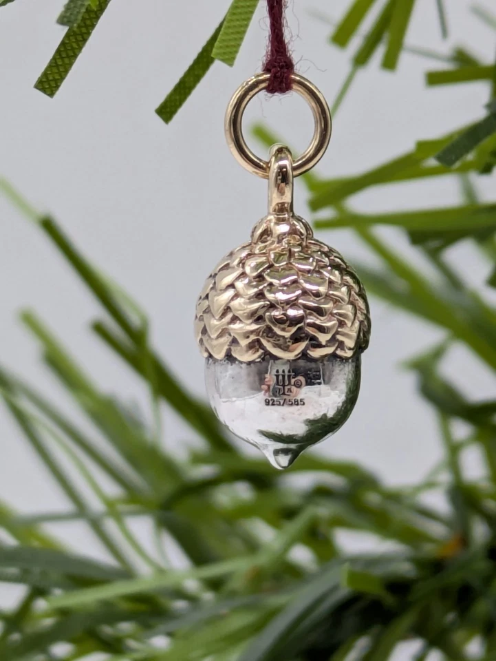 JAMES AVERY Pendant ACORN Nut 2 色 925 银色 14K 金色 5.4 克 (EC3038492) — 第 2/4 张图片