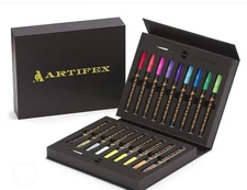 Artifex Oiled Based Paint Pens Set, Artist Markers , Premium Case - 20 Colors -