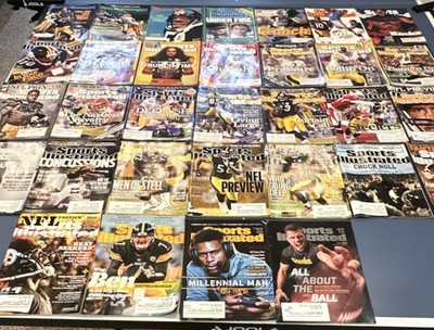 Pittsburgh Steelers Sports Illustrated 33 issues 1980-2019