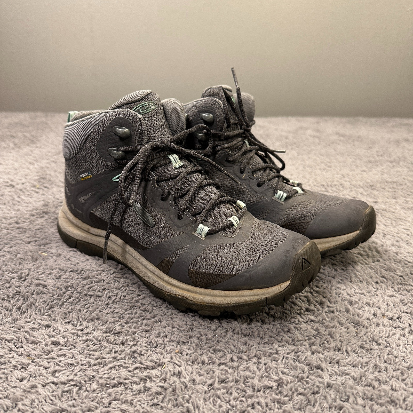 Stivali Keen Terradora II donna 7 blu escursionismo impermeabili outdoor mid gorp campeggio