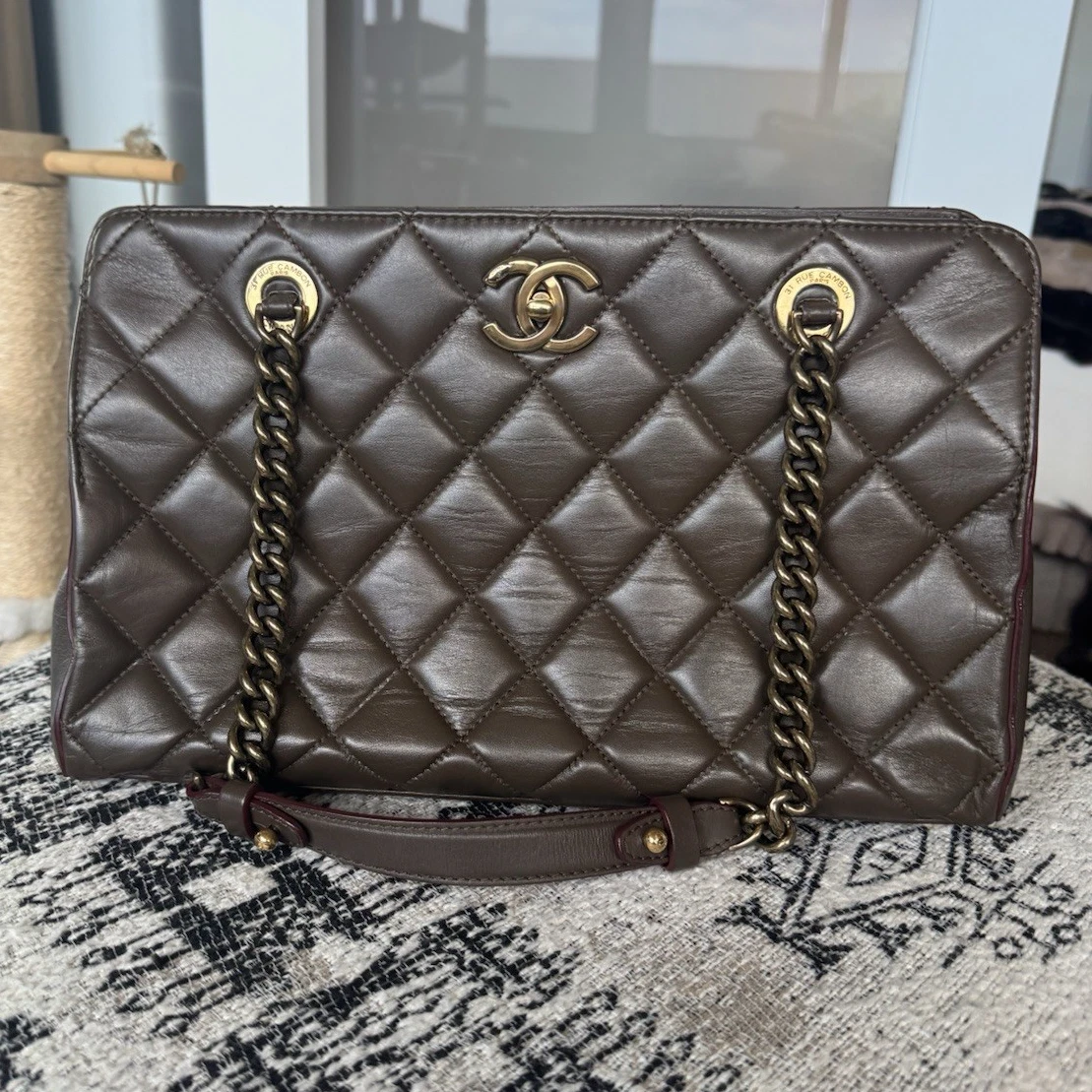 CHANEL Brown Quilted Bags & Handbags for Women for sale | eBay